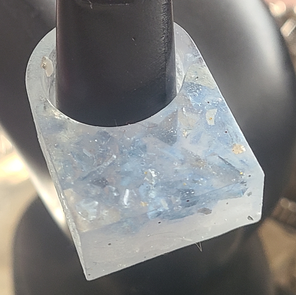 Blue Resin Ring